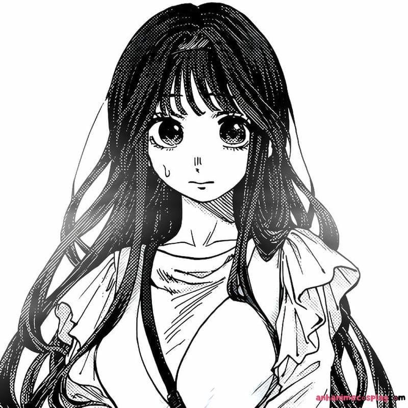 ảnh anime nữ trắng đen mới nhất